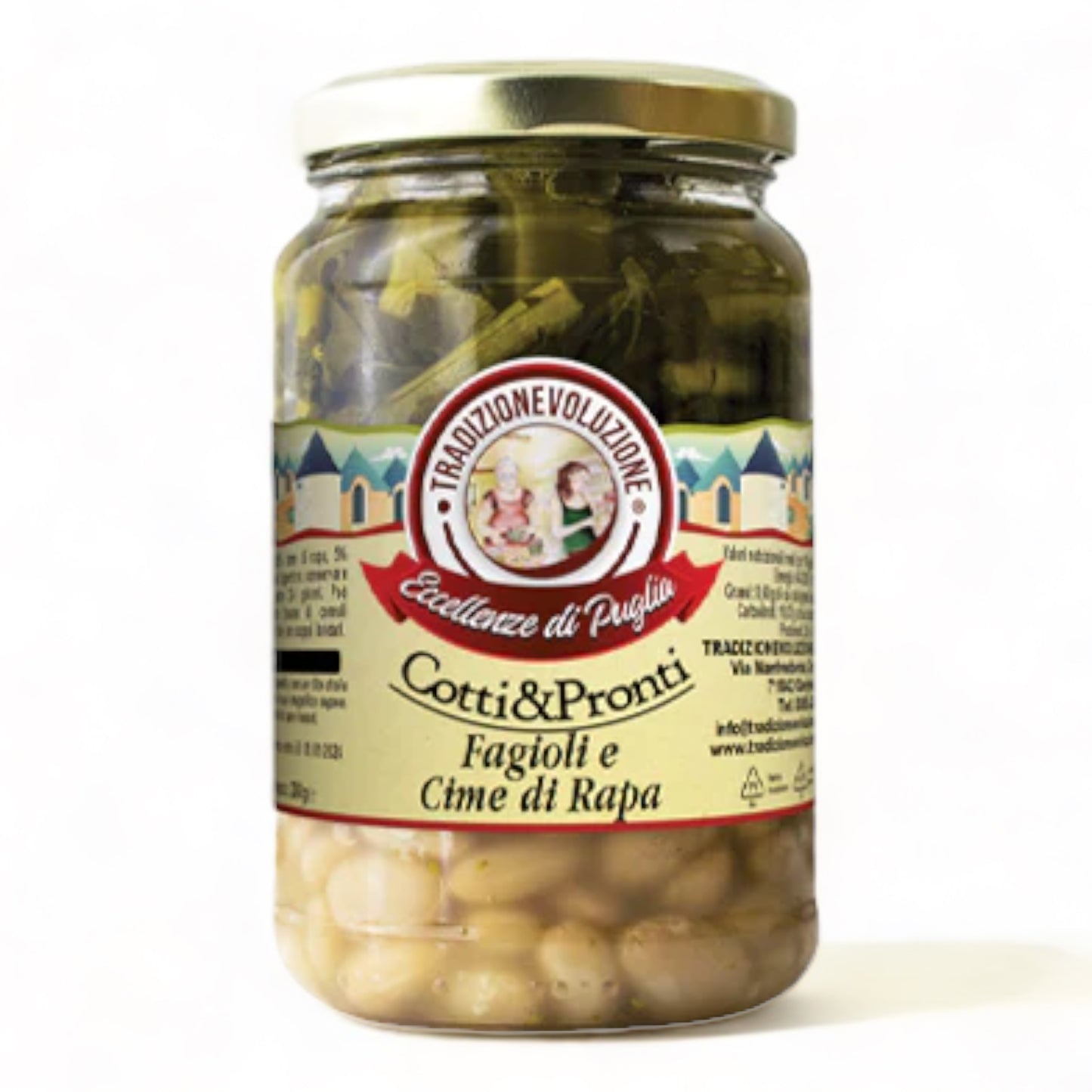 ANTIPASTO CIME DI RAPA CON FAGIOLI