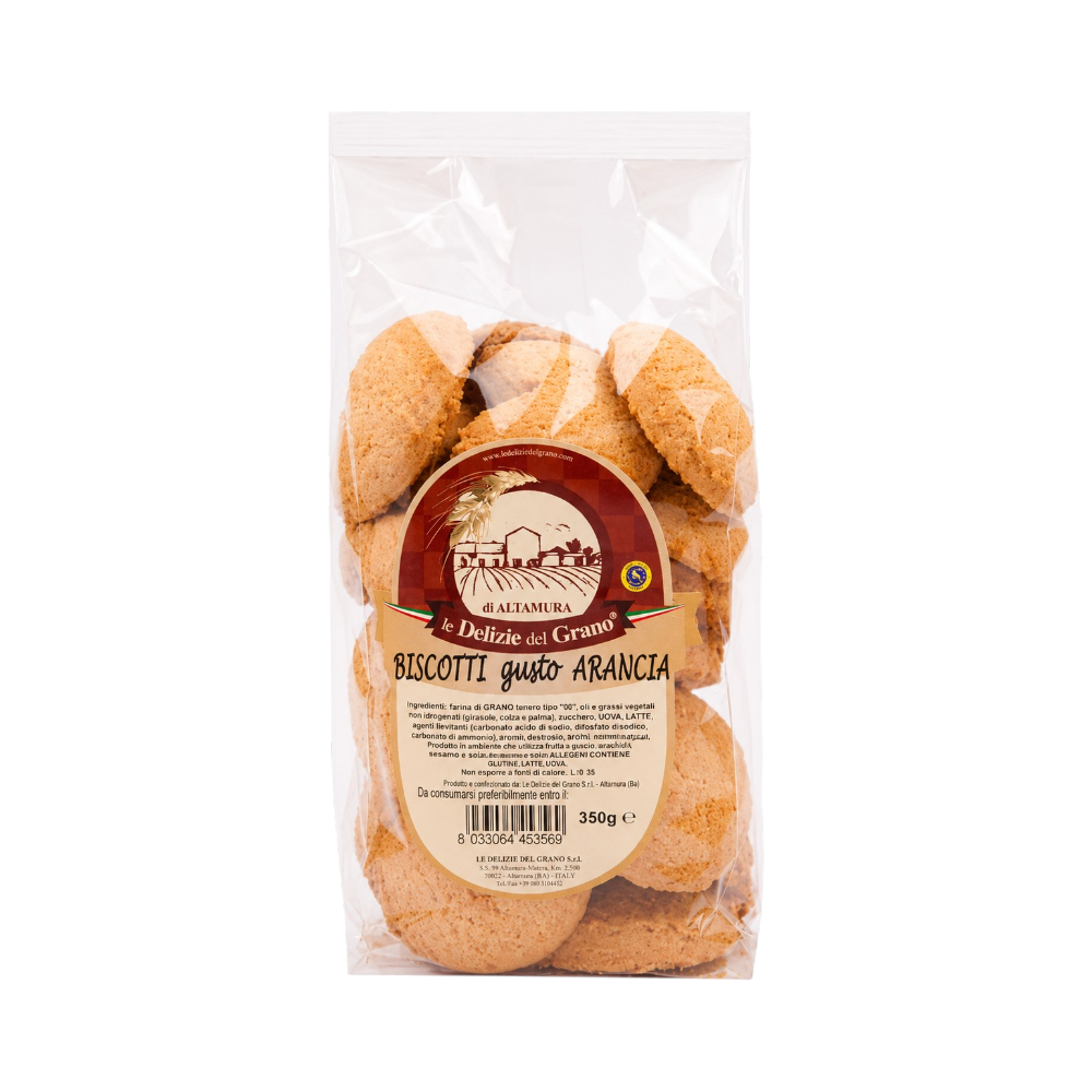 ORANGE-FLAVOURED BISCUITS LE DELIZIE DEL GRANO ALTAMURA