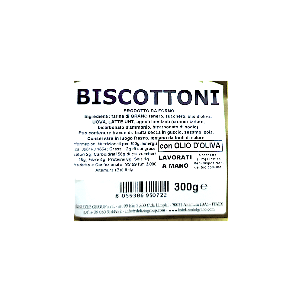BISCOTTONI LE DELIZIE DEL GRANO ALTAMURA