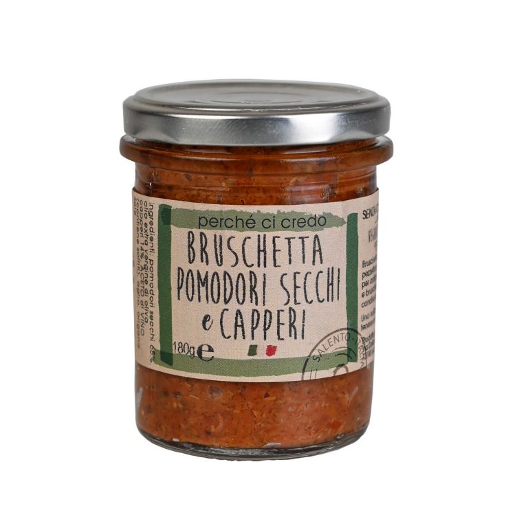 BRUSCHETTA POMODORI SECCHI E CAPPERI