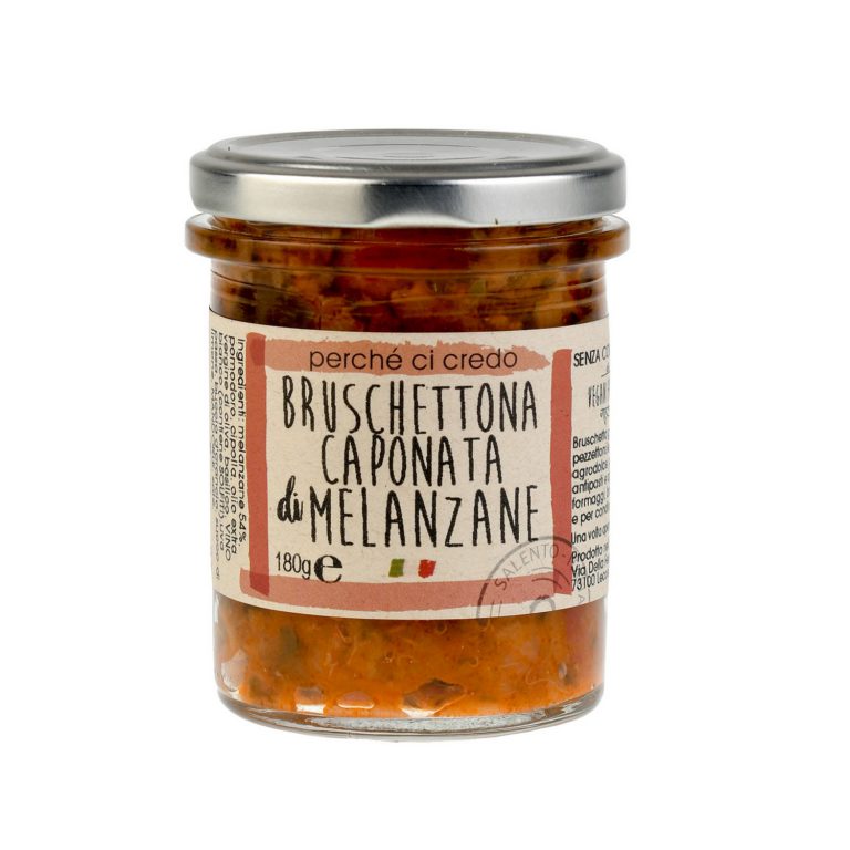 BRUSCHETTONA CAPONATA DI MELANZANE PERCHE' CI CREDO