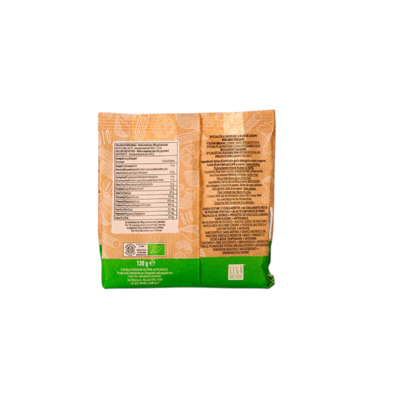 PASTA PROTEICA SENZA GLUTINE GIGLI 2 LEGUMI BIO
