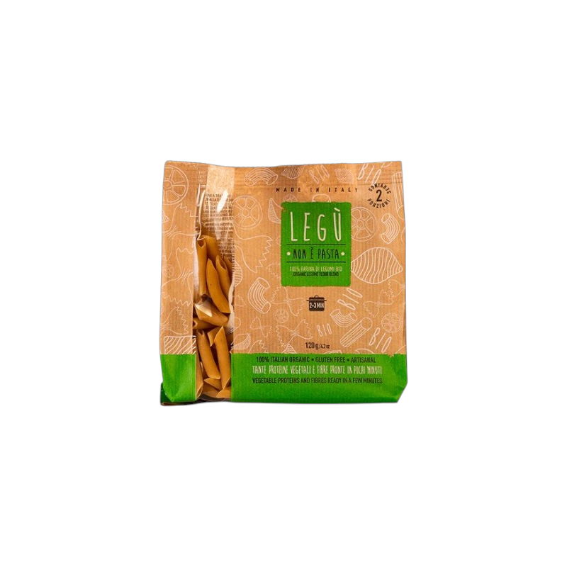 PASTA PROTEICA SENZA GLUTINE PENNE 2 LEGUMI BIO