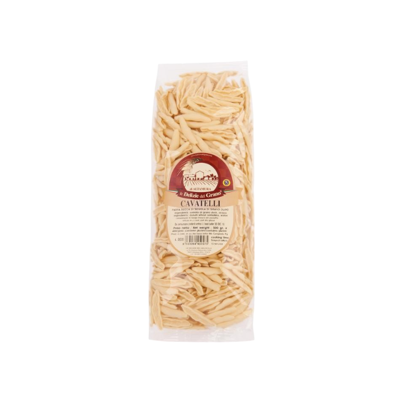 PASTA ARTIGIANALE GRANO DURO CAVATELLI PUGLIESI