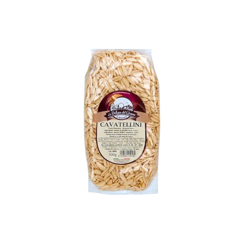 PASTA ARTIGIANALE GRANO DURO CAVATELLINI PUGLIESI