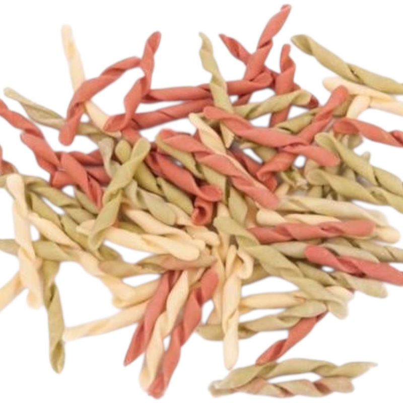 PASTA COLORATA CASERECCIA GRANO DURO STROZZAPRETI TRIS