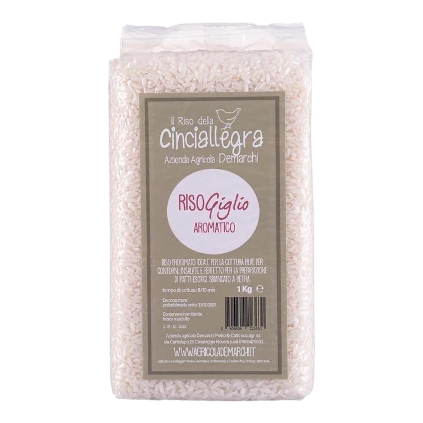 RISO GIGLIO BASMATI 1 KG SOTTOVUOTO