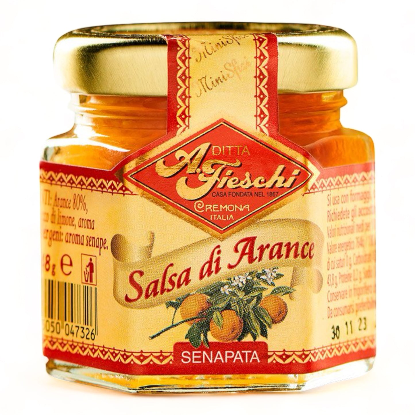 SALSA DI ARANCE ARTIGIANALE DITTA FIESCHI CREMONA