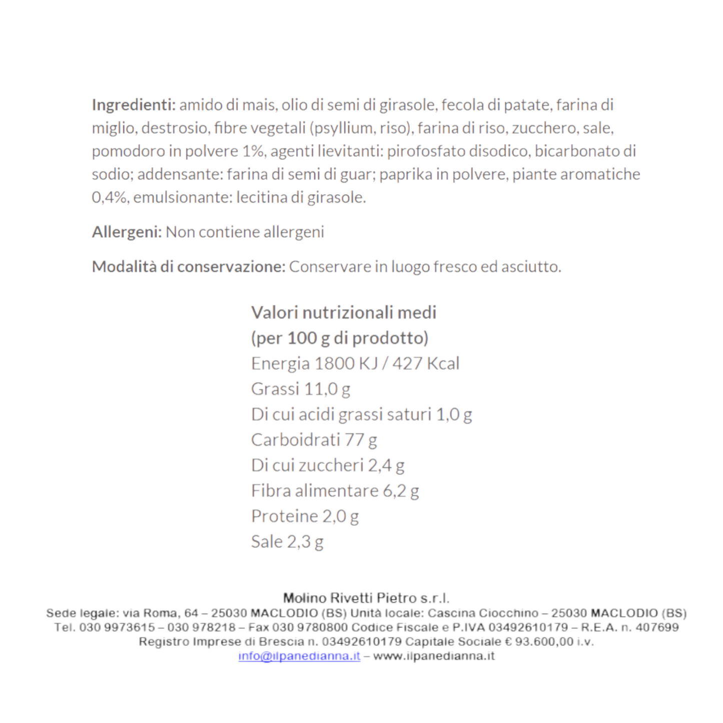 SFOGLIATINE DI PANE GUSTO PIZZAIOLA SENZA GLUTINE IL PANE DI ANNA