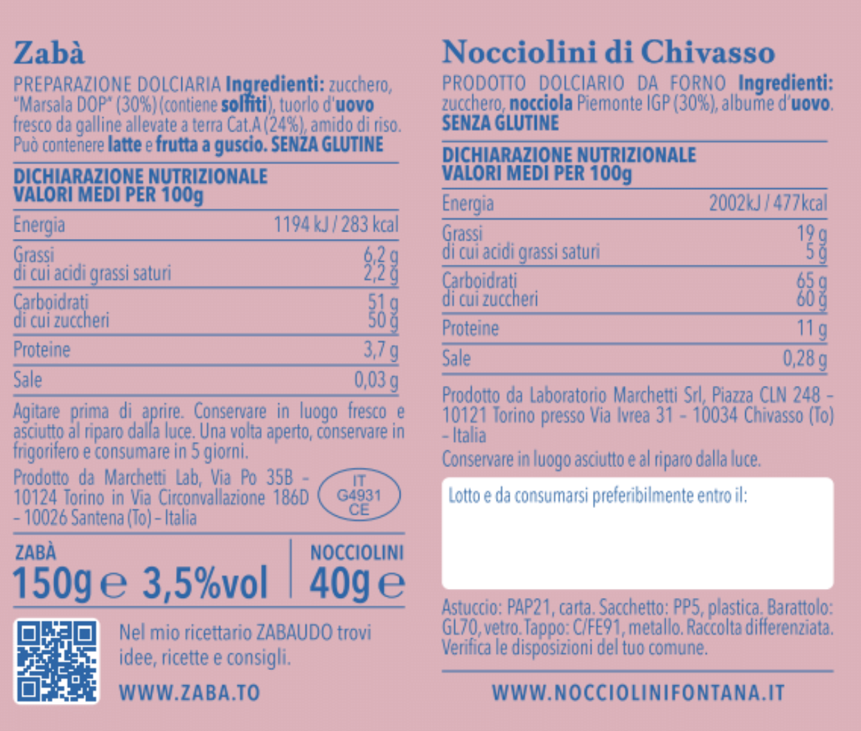 ZABAIONE CON NOCCIOLINI DI CHIVASSO ALBERTO MARCHETTI