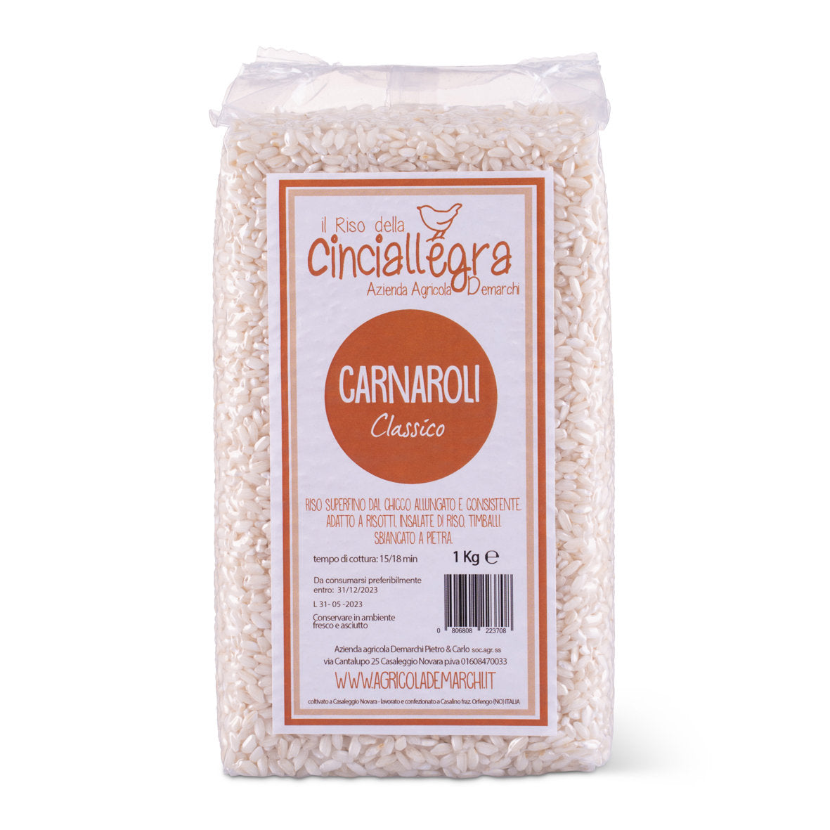 RISO ITALIANO CARNAROLI CHICCO LUNGO SOTTOVUOTO