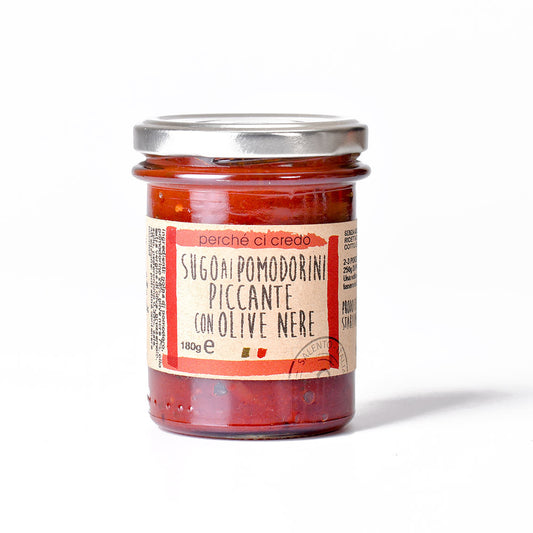 SUGO POMODORINI PICCANTE E OLIVE NERE