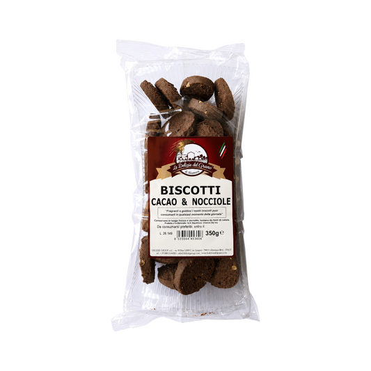 COCOA AND HAZELNUT BISCUITS LE DELIZIE DEL GRANO ALTAMURA