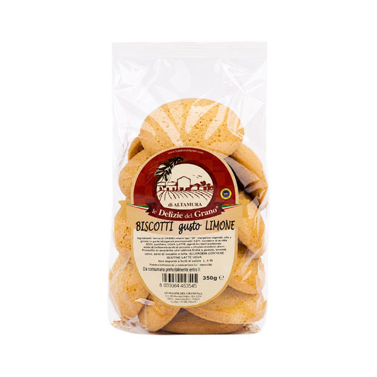 LEMON-FLAVOURED BISCUITS LE DELIZIE DEL GRANO ALTAMURA
