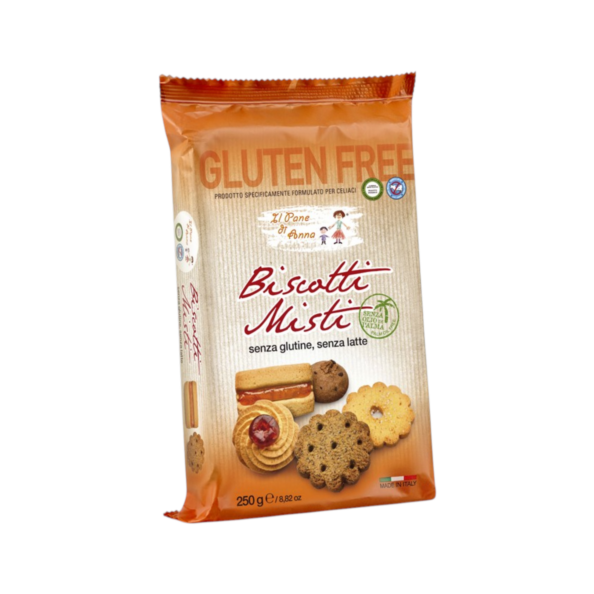 BISCOTTI MISTI SENZA GLUTINE E SENZA LATTE IL PANE DI ANNA