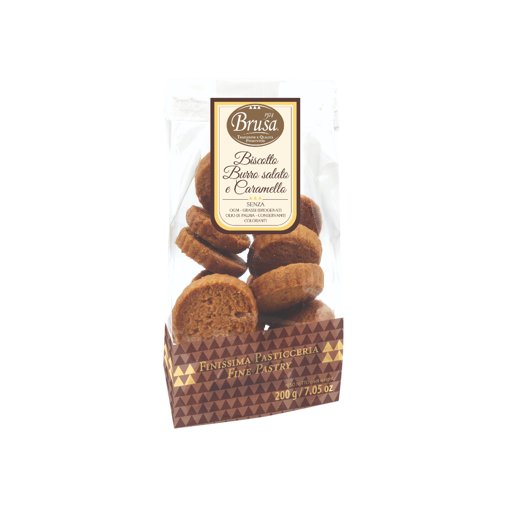 BISCOTTO BURRO SALATO E CARAMELLO BRUSA