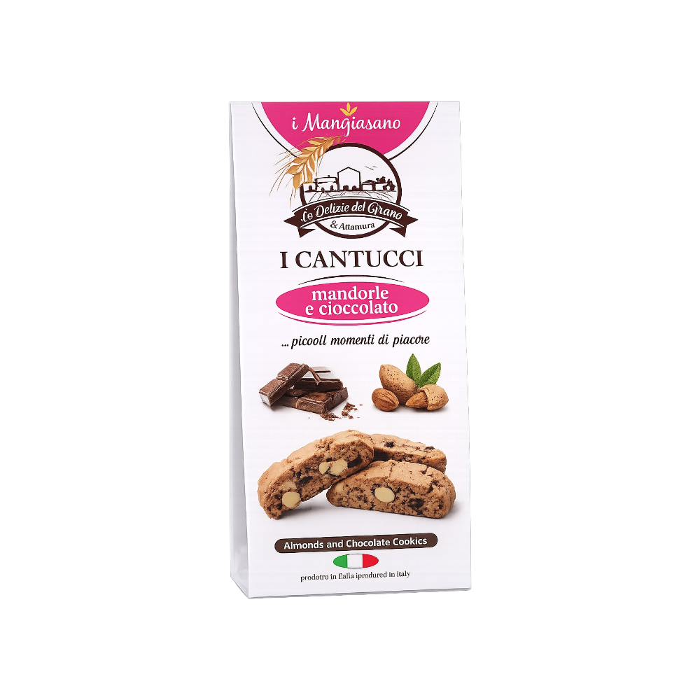 CANTUCCI MANDORLE E CIOCCOLATO LE DELIZIE DEL GRANO ALTAMURA