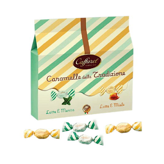 CARAMELLE DURE ASSORTITE LATTE E MENTA LATTE E MIELE CAFFAREL