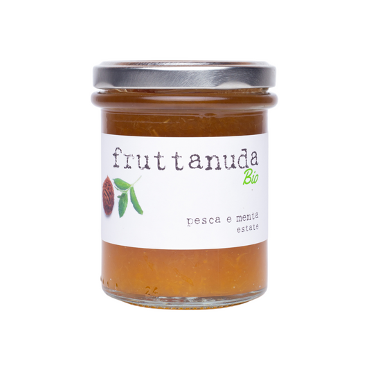 CONFETTURA EXTRA DI PESCA E MENTA BIO FRUTTANUDA