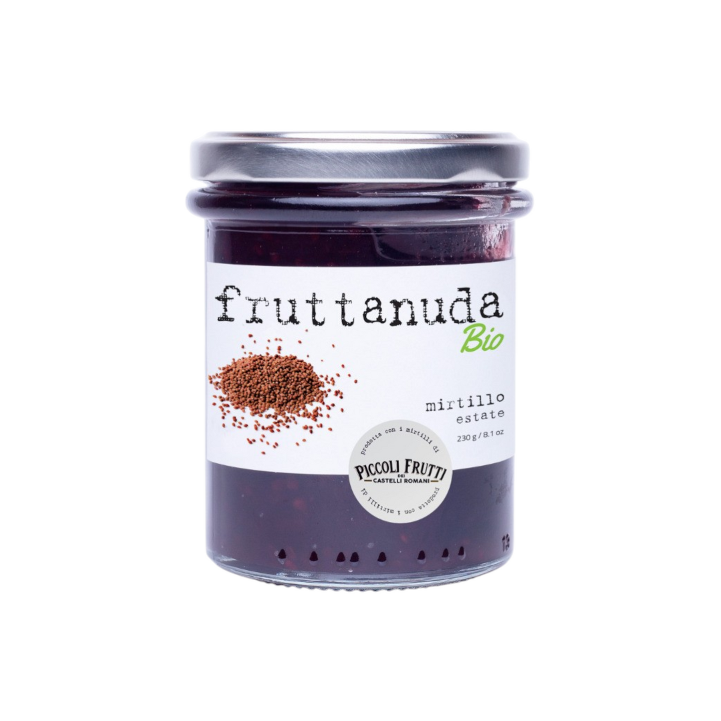 ORGANIC BLUEBERRY EXTRA JAM FRUTTANUDA