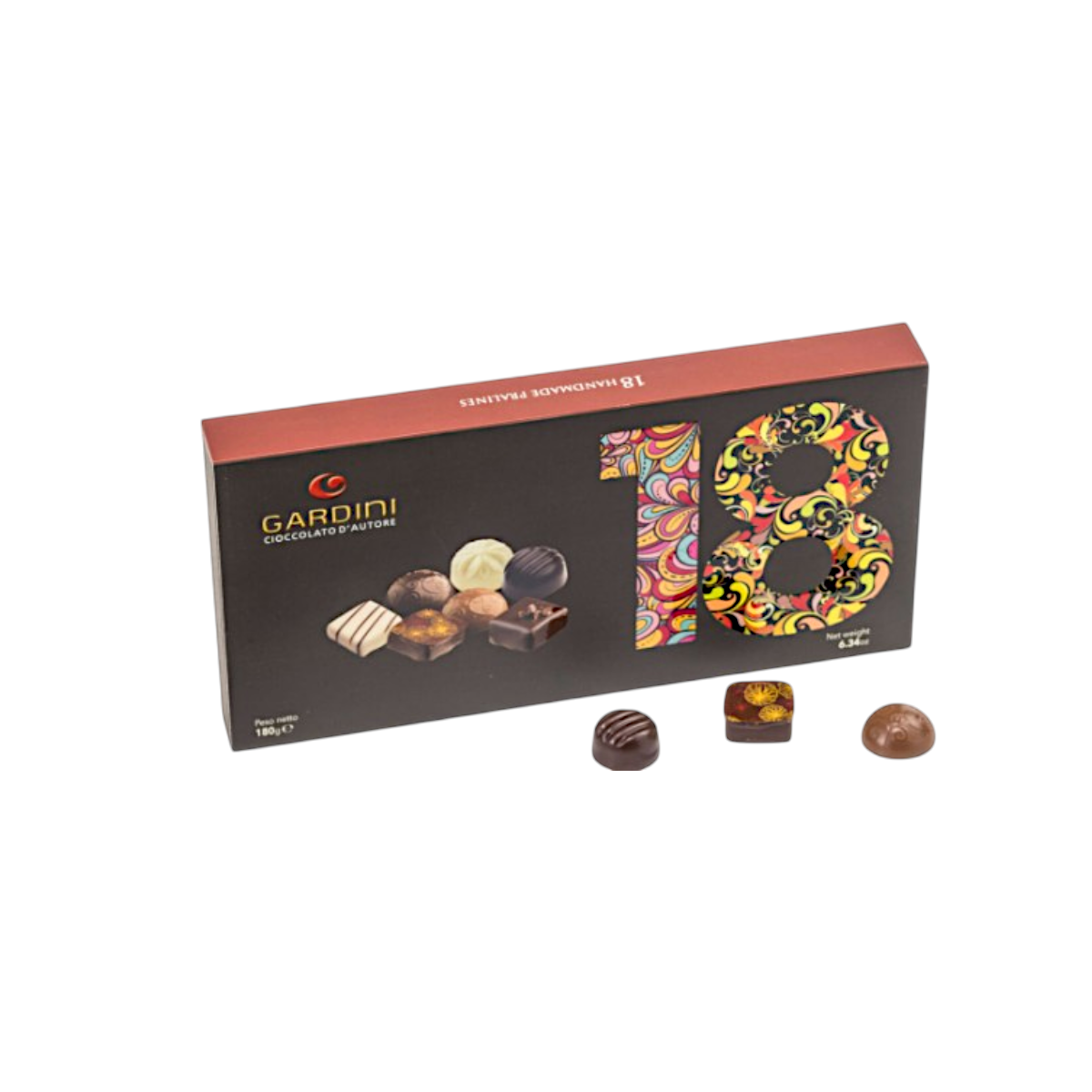 PACK OF 18 ASSORTED GARDINI ARTISAN PRALINES