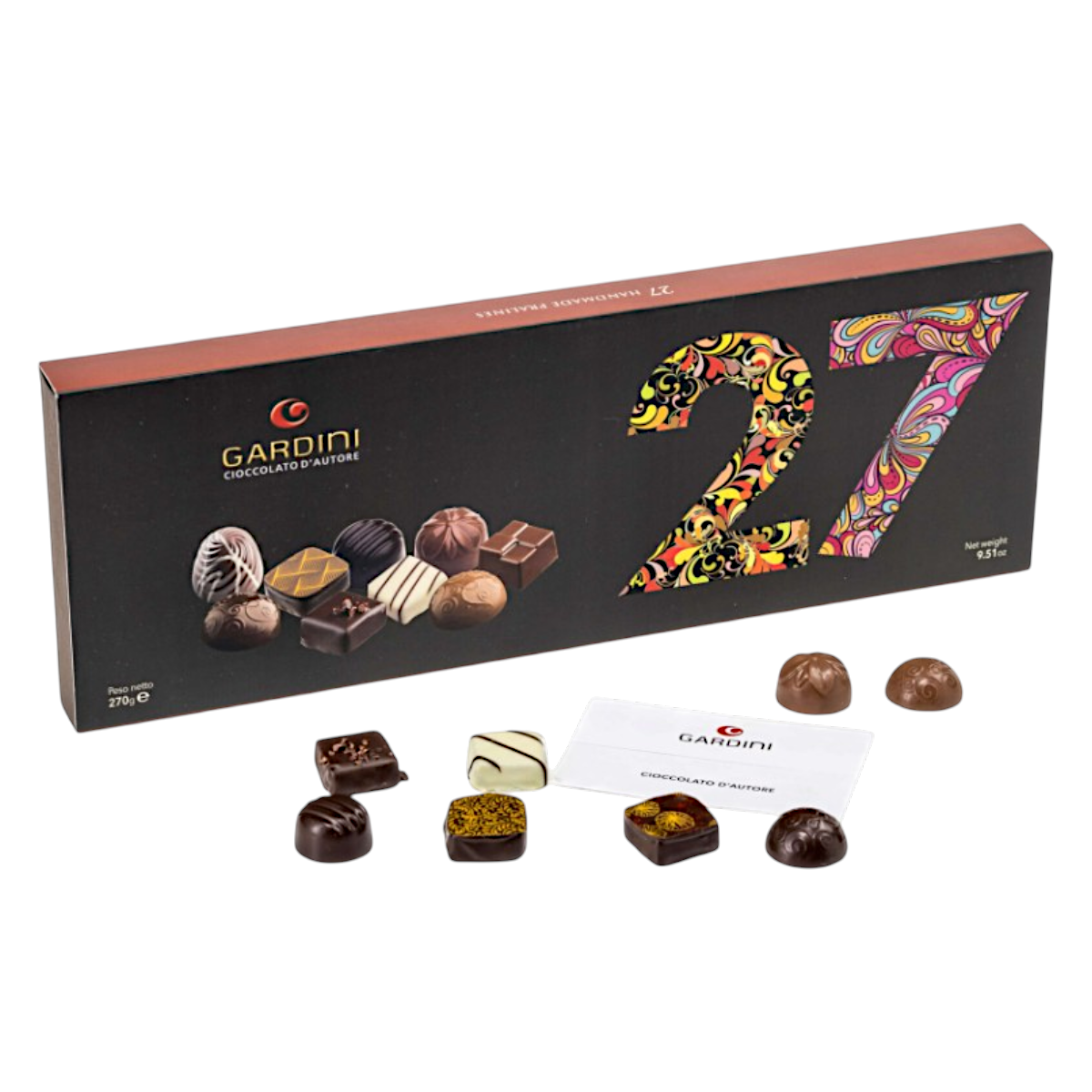 PACK OF 27 ASSORTED GARDINI ARTISAN PRALINES