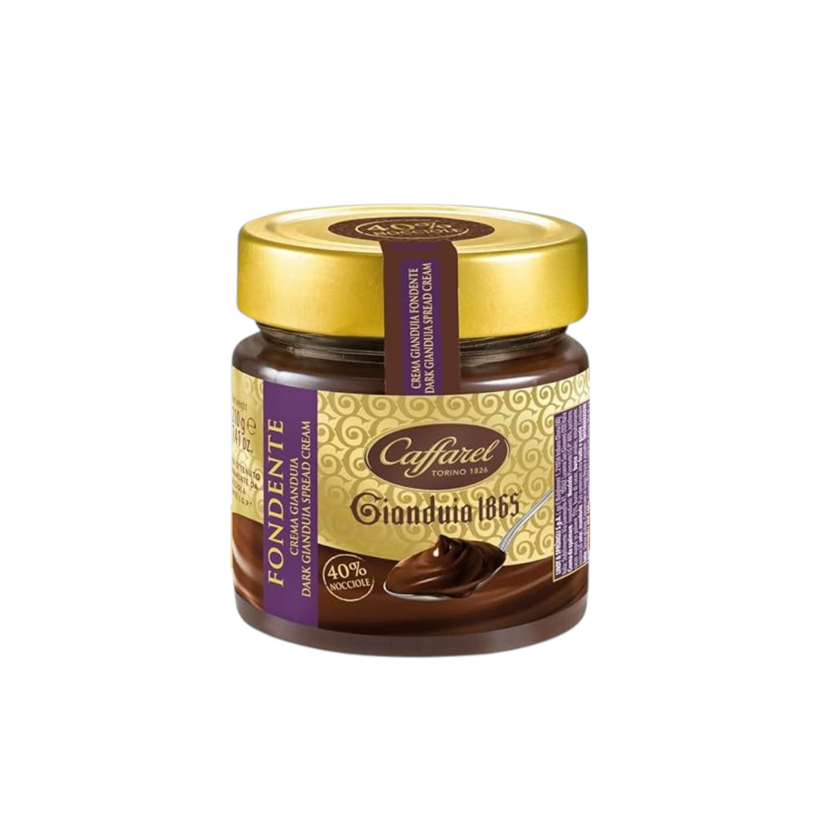 DARK GIANDUJA SPREAD WITH 40% PIEDMONT HAZELNUT PGI CAFFAREL