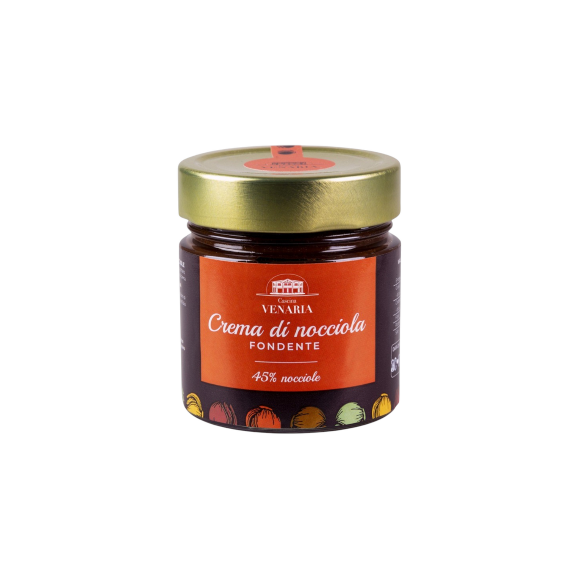 CREMA DI NOCCIOLA 45% - CIOCCOLATO FONDENTE CASCINA VENARIA