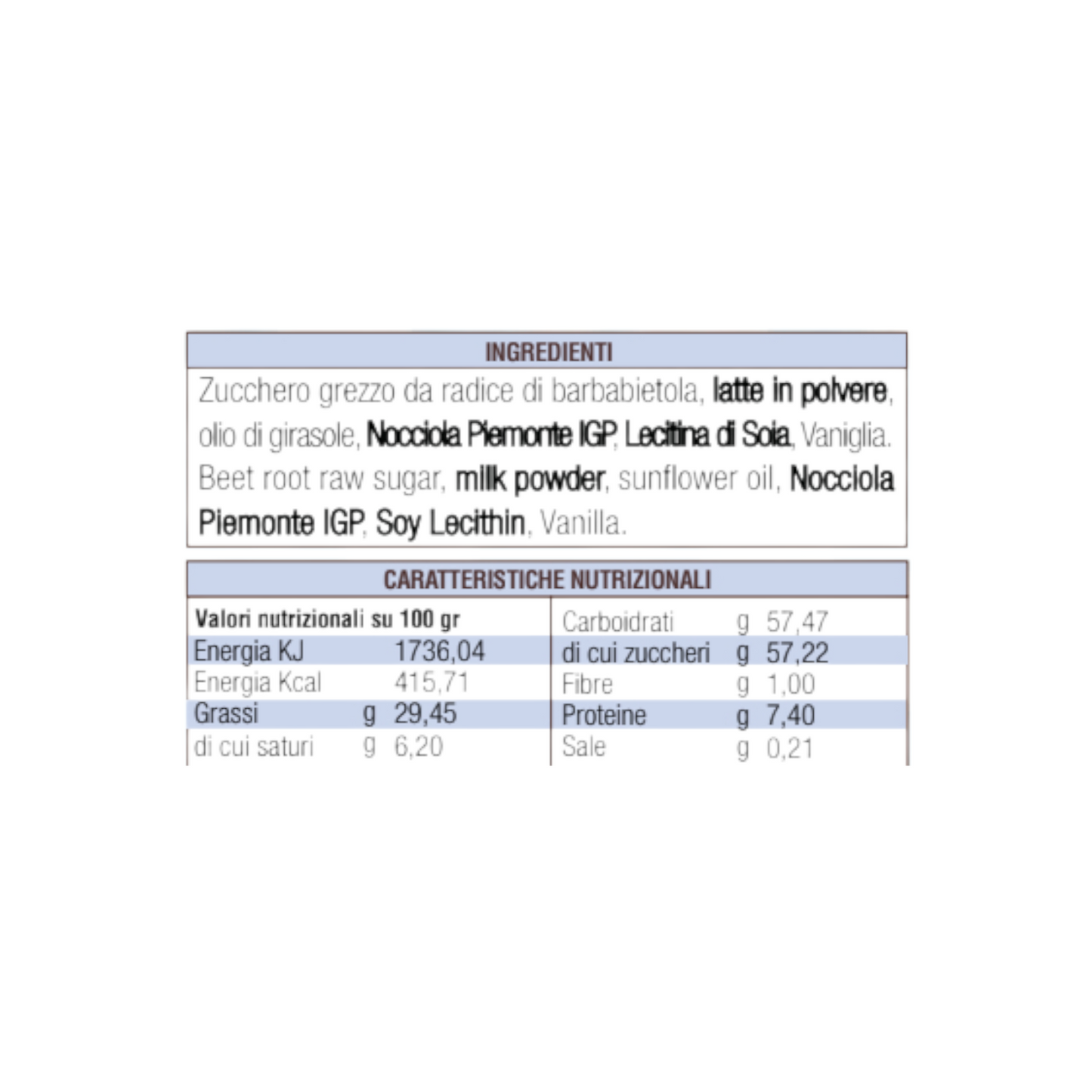 CREMA SPALMABILE FIOR DI LATTE E NOCCIOLA AUDERE