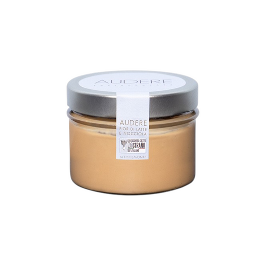 CREMA SPALMABILE FIOR DI LATTE E NOCCIOLA AUDERE