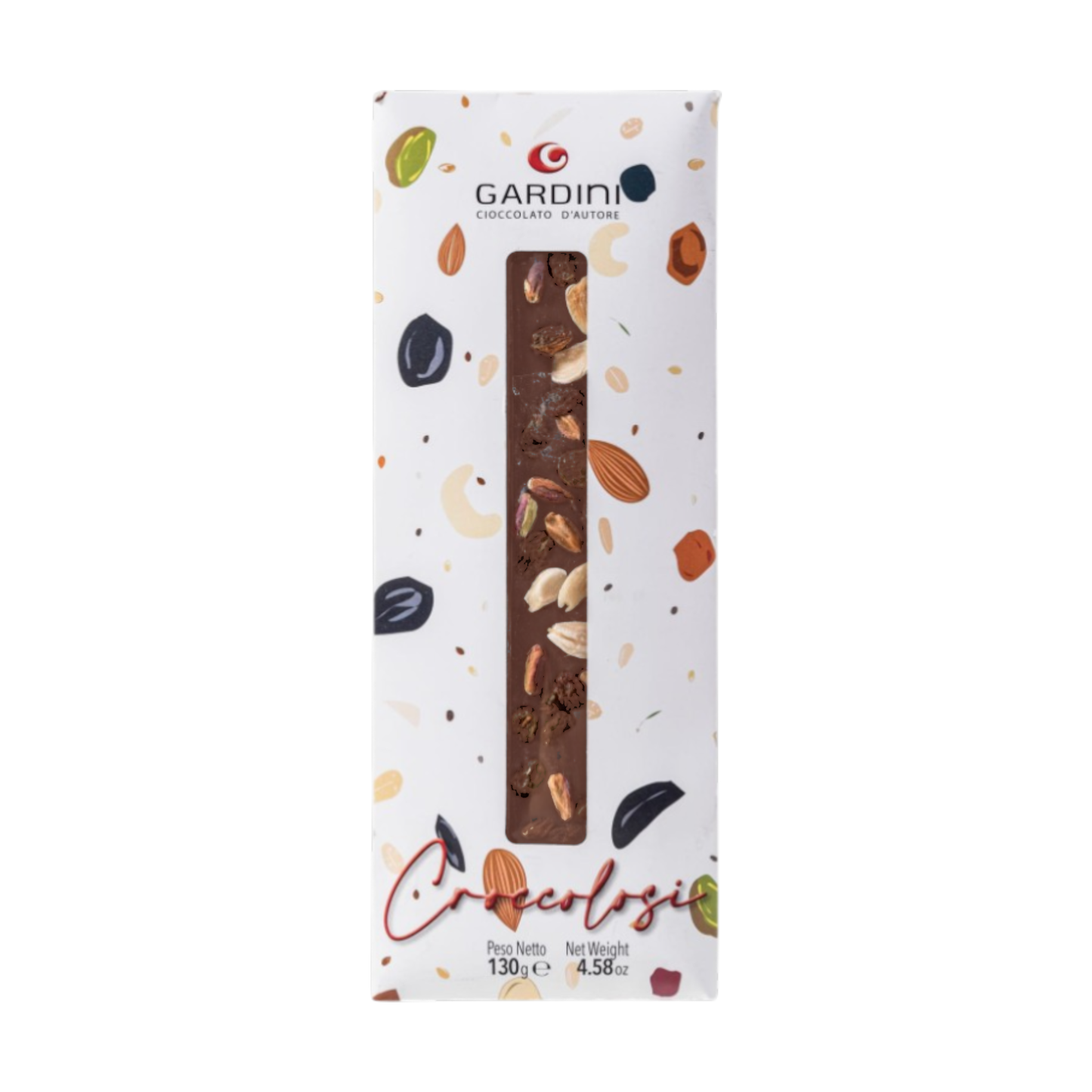 MILK CROCCOLOSO WITH ASSORTED GARDINI DRIED FRUITS