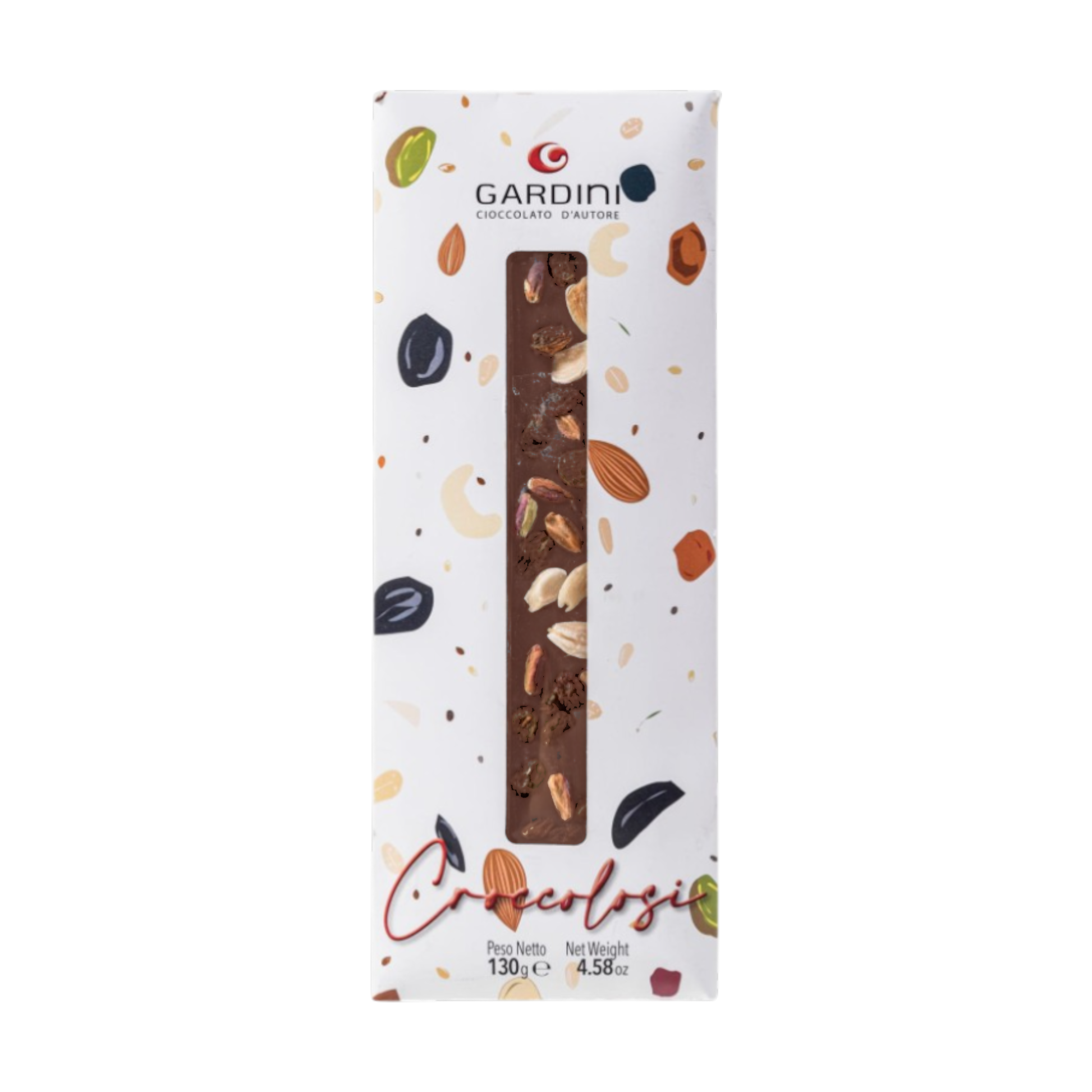 MILK CROCCOLOSO WITH ASSORTED GARDINI DRIED FRUITS