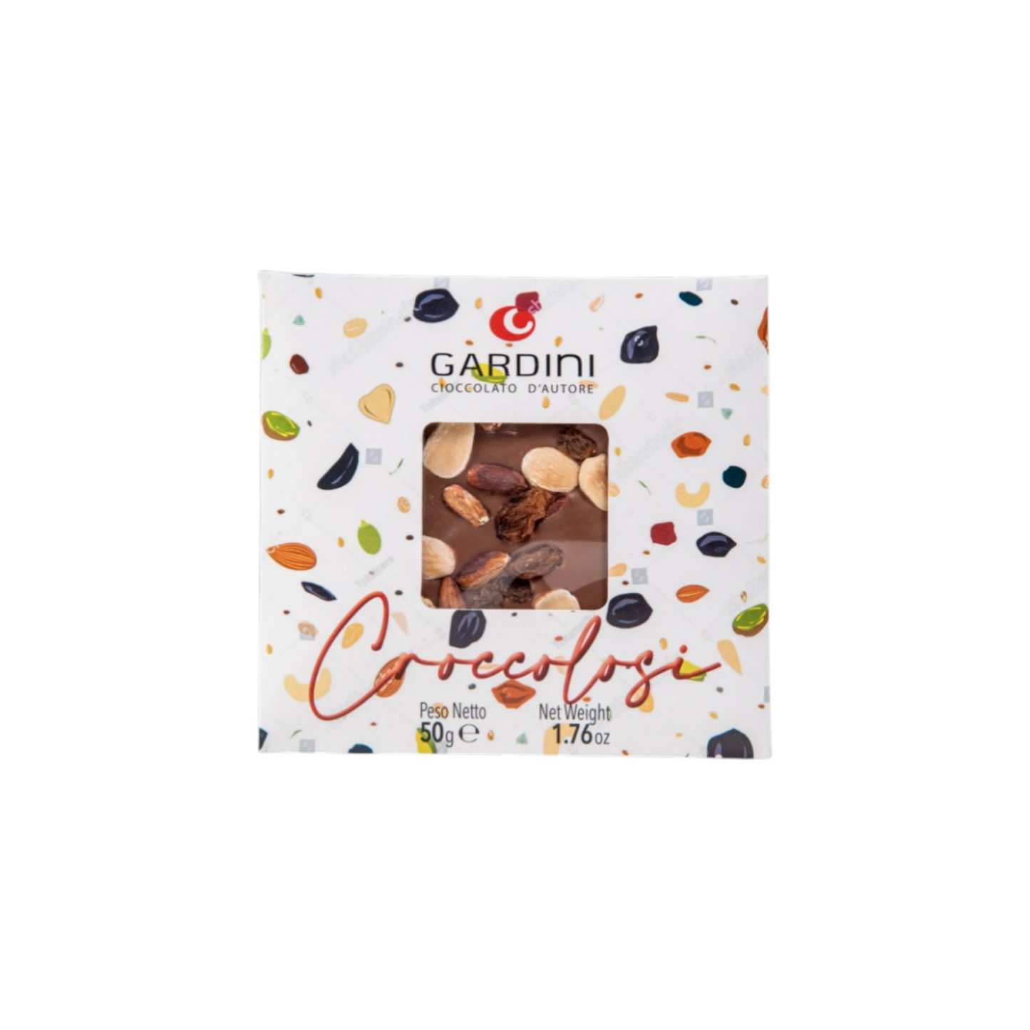 MILK CROCCOLOSO WITH ASSORTED GARDINI DRIED FRUITS