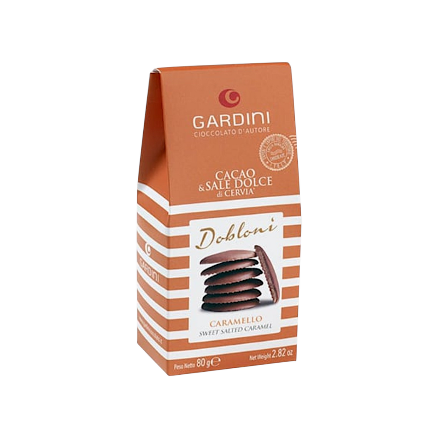 DOUBLOONS WITH CARAMEL AND SWEET SALT FROM CERVIA® GARDINI