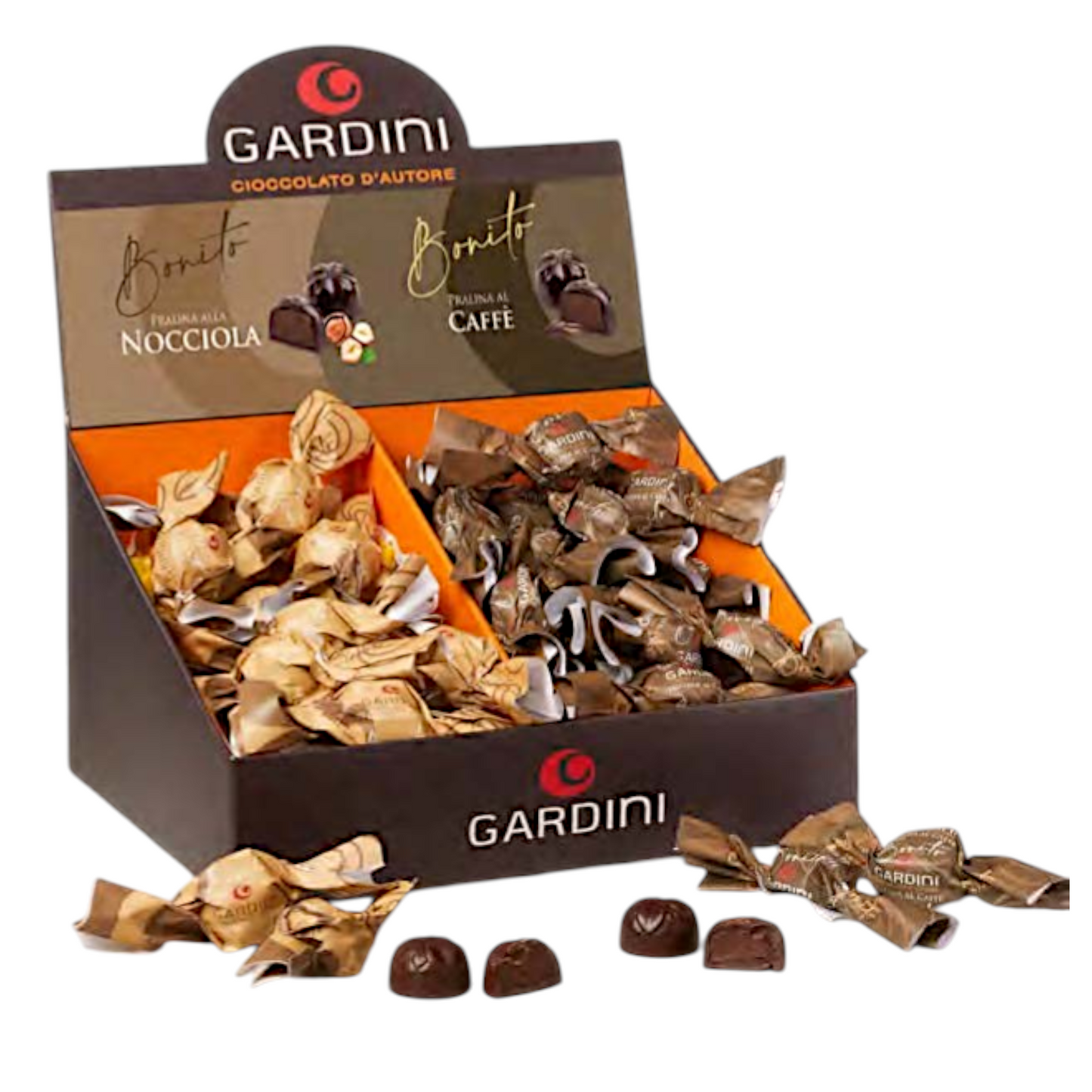 GARDINI ASSORTED BONITO PRALINES DISPLAY