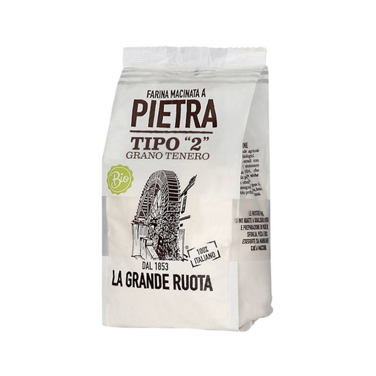 FARINA DI GRANO TENERO TIPO “2” BIO LA GRANDE RUOTA