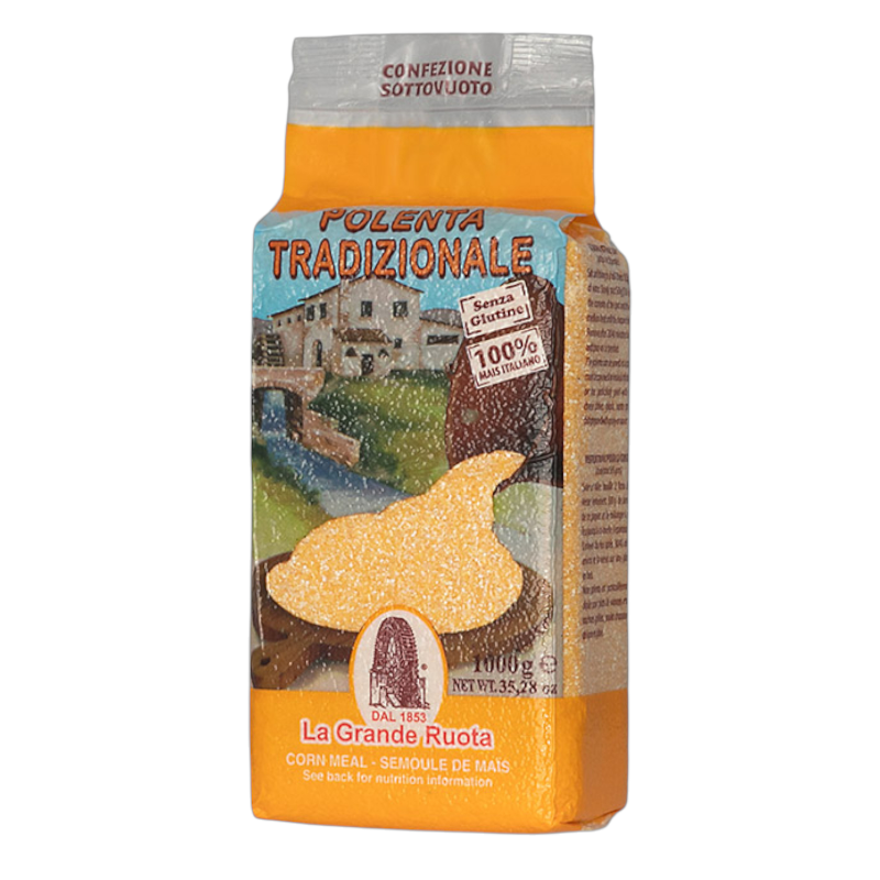 FARINA DI MAIS PER POLENTA TRADIZIONALE SOTTOVUOTO LA GRANDE RUOTA