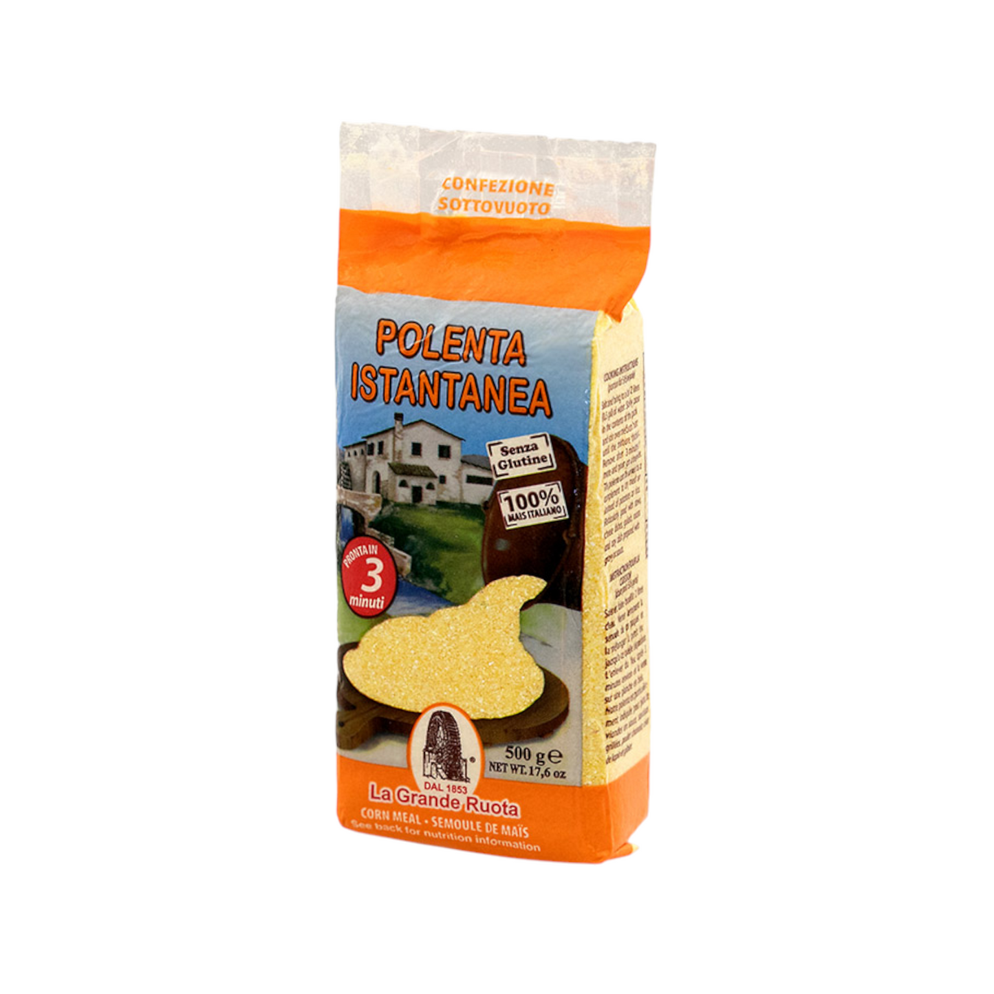FARINA DI MAIS PER POLENTA ISTANTANEA SOTTOVUOTO LA GRANDE RUOTA