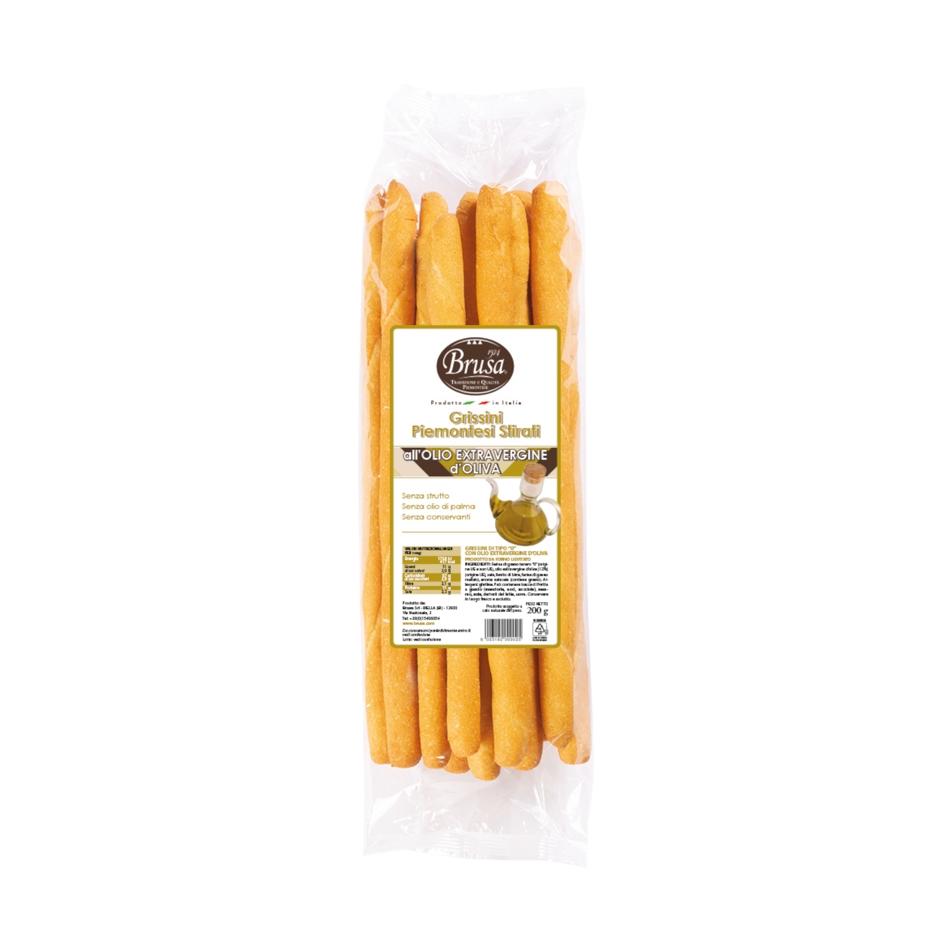 PIEDMONT BREADSTICKS STRETCHED WITH BRUSA EXTRA VIRGIN OLIVE OIL