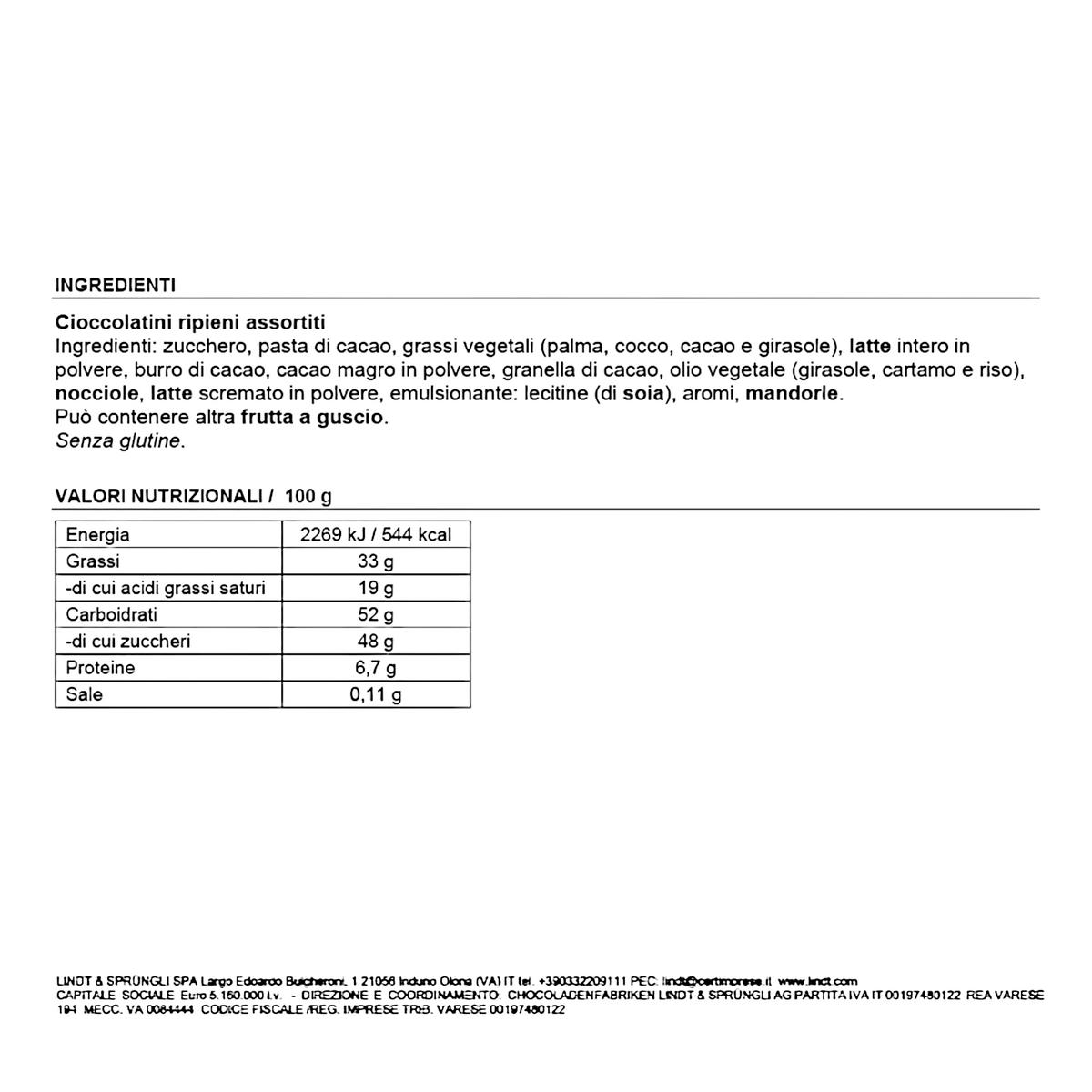 LATTINE APPENDIBILI ASSORTITE CAFFAREL