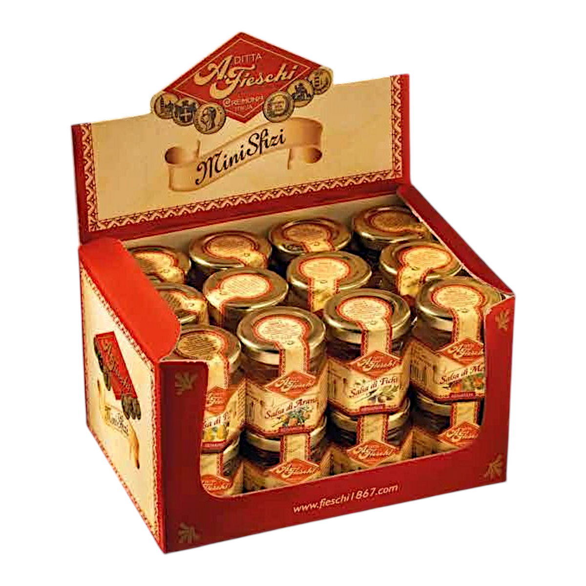 FIESCHI MINISFIZI WITH DISPLAY – MUSTARD-FLAVOURED SAUCES