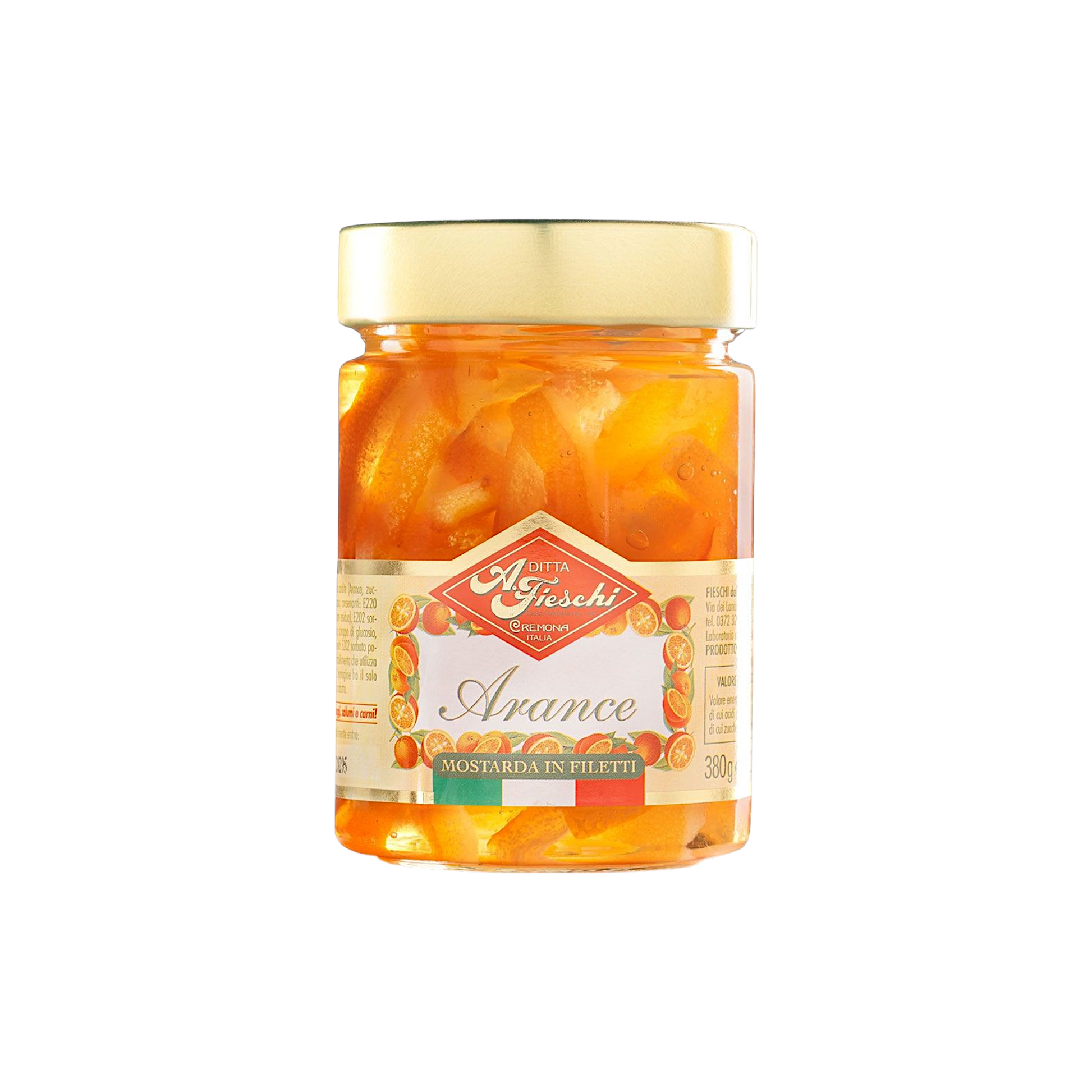 MOSTARDA DI CREMONA DI ARANCE FIESCHI