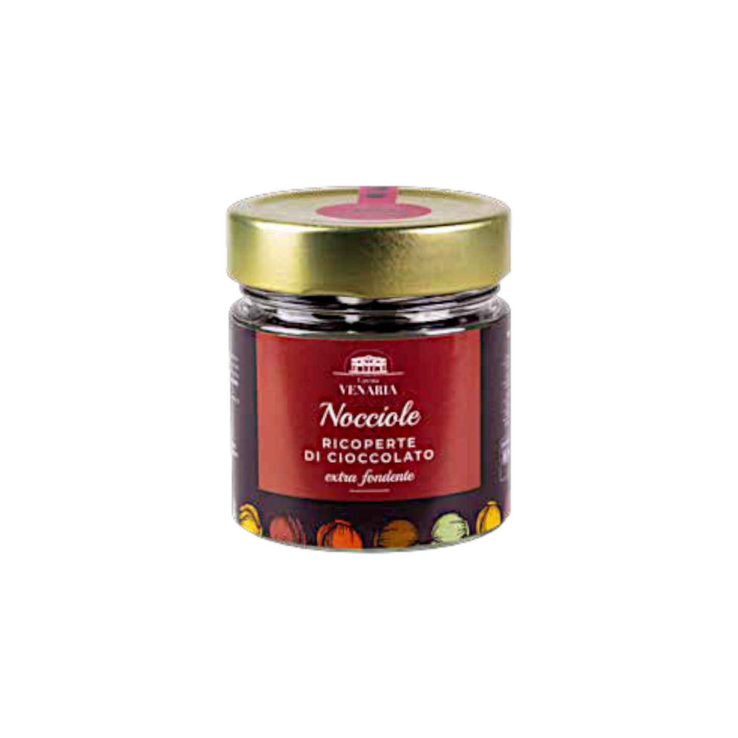HAZELNUTS COVERED WITH CASCINA VENARIA EXTRA DARK CHOCOLATE