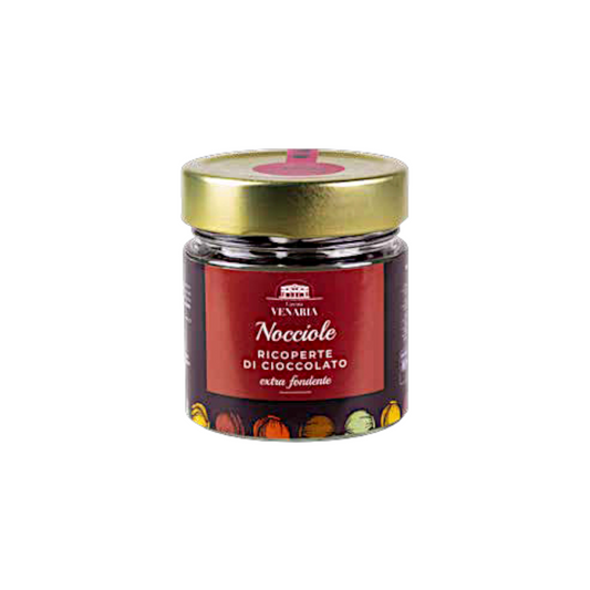 NOCCIOLE RICOPERTE DI CIOCCOLATO EXTRA FONDENTE CASCINA VENARIA