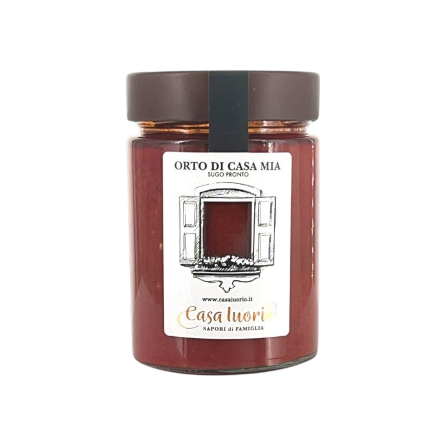 ORTO DI CASA MIA - READY SAUCE WITH TOMATOES, AUBERGINES AND EVO OIL CASA IUORIO