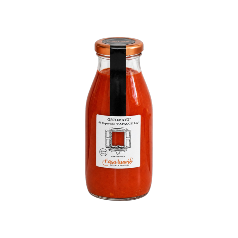 ORTOMAYO® VEGAN "PAPACCELLA" PEPPER MAYONNAISE CASA IUORIO