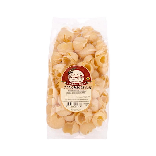 PASTA ARTIGIANALE GRANO DURO CONCHIGLIONI TRAFILATI AL BRONZO