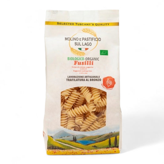 PASTA FUSILLI BIO CASERECCIA ITALIANA TRAFILATA AL BRONZO TOSCANA