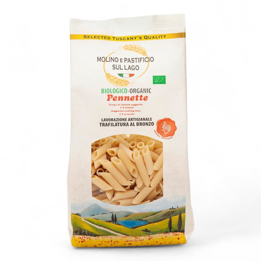 PASTA PENNETTE BIO CASERECCIA ITALIANA TRAFILATA AL BRONZO TOSCANA