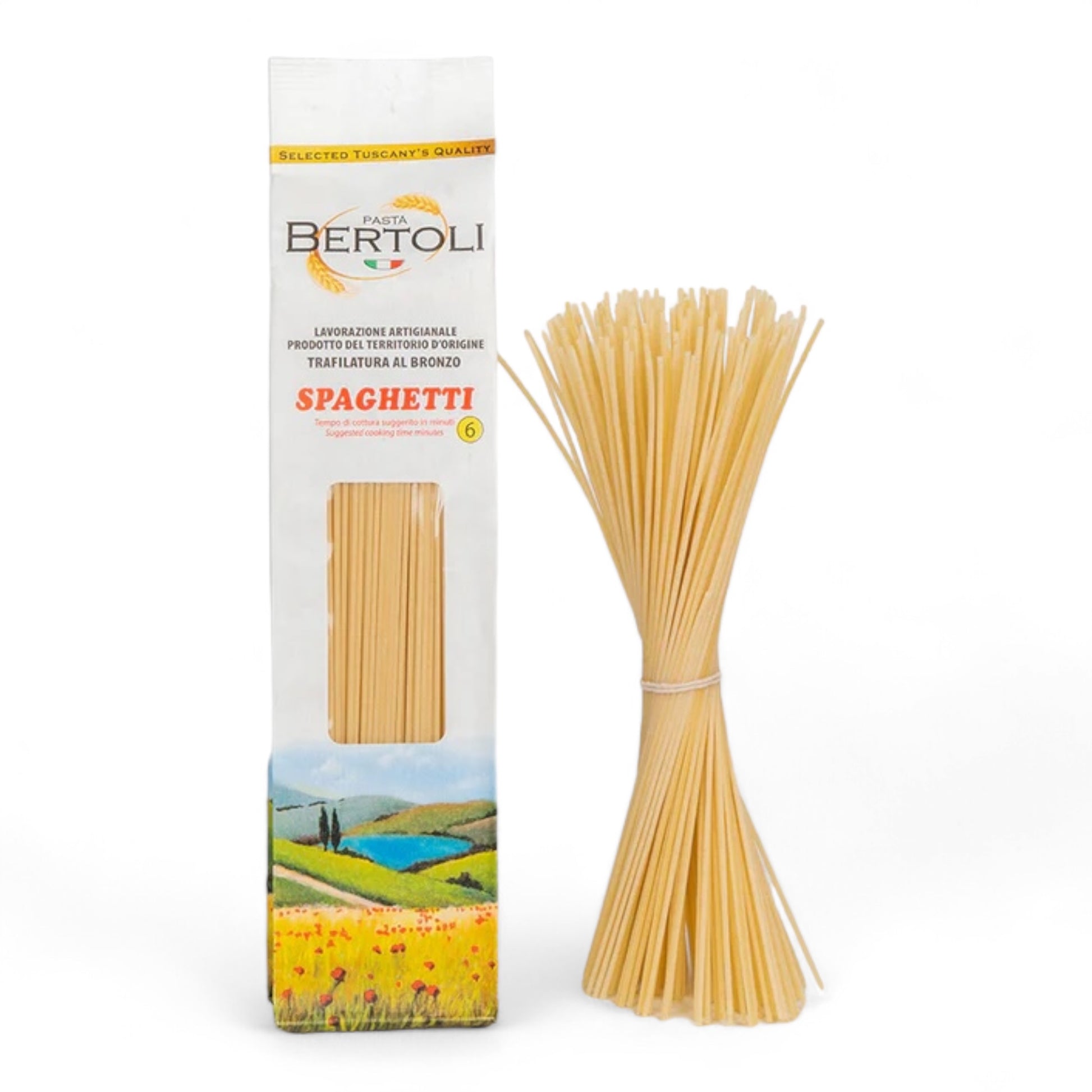 PASTA SPAGHETTI BIO CASERECCIA ITALIANA TRAFILATA AL BRONZO TOSCANA